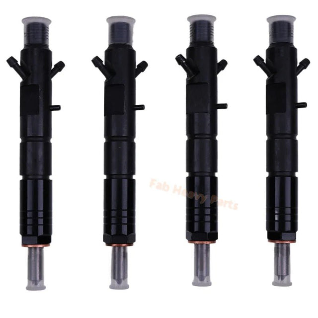 4 PCS Fuel Injector 2645K011 LJBB03202A for Perkins Engine 1104A-44T 1104C-44T 1104C-44TA - Fab Heavy Parts