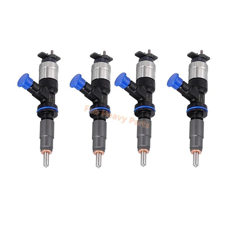 4 PCS Fuel Injector 370 - 7287 3707287 T409983 Fits for Caterpillar CAT C4.4 Perkins 1204E - E44TA Engine - Fab Heavy Parts