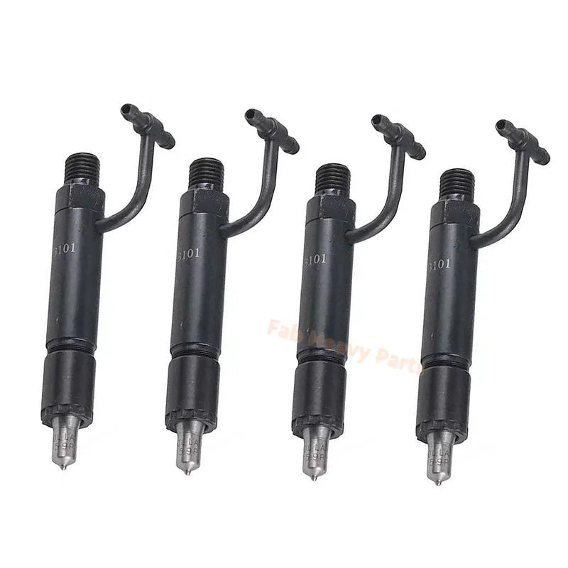 4 PCS Fuel Injector 729902 - 53100 for Yanmar Industrial Engine 4TNE94 4TNE98 - Fab Heavy Parts