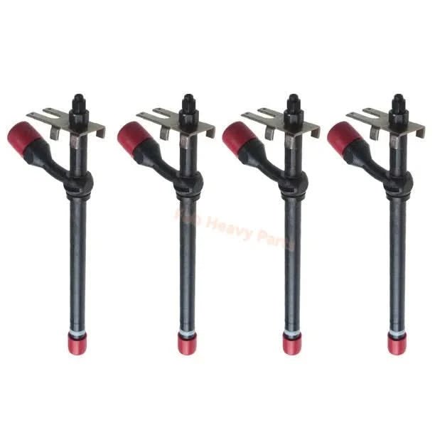 4 PCS Fuel Injector A140830 Fits for Case 680E 680G 850B W14 W24B W24C 300C 400C 475 870 - Fab Heavy Parts