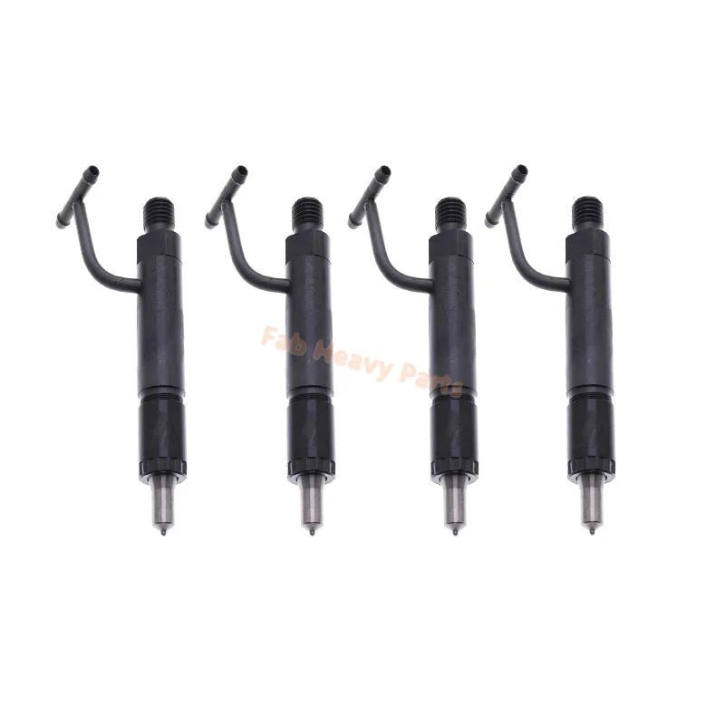 4 PCS Fuel Injector AT212037 729902-53200 for Yanmar Engine 4TNE98 4TNE98-SA John Deere Loader 304H - Fab Heavy Parts