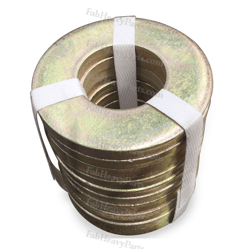 40*80*10mm Steel Large Bucket Shim Washer Spacer Kit for Excavator Loader Digger- Pack of 10 - Fab Heavy Parts