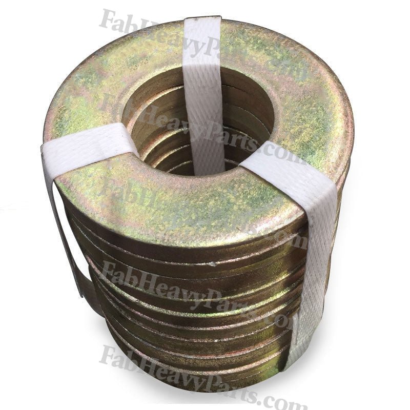 45*80*10mm Steel Large Bucket Shim Washer Spacer Kit for Excavator Loader Digger - Pack of 10 - Fab Heavy Parts