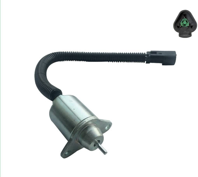 Stop Solenoid 41-4306 for Thermo King Yanmar 486 Engine, 12V-Shut down solenoid-Fab Heavy Parts
