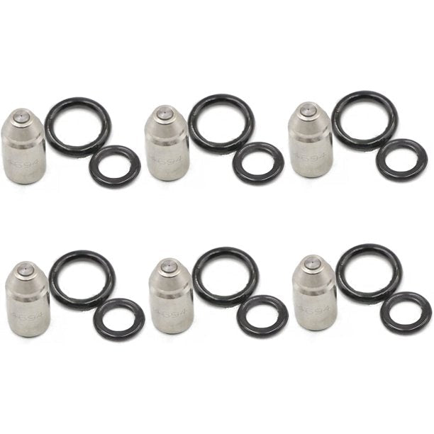 6 PCS Fuel Inject Nozzle 8N4697 8N - 4697 8M1584 8M - 1584 5M4086 5M - 4086 9F0160 9F - 0160 Fits for Caterpillar CAT 3306 3304 Engine - Fab Heavy Parts