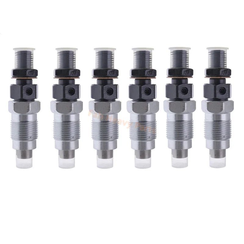 6 PCS Fuel Injector 093500 - 7330 23600 - 19105 for Toyota Engine 1HZ Landcrusier Coaster - Fab Heavy Parts