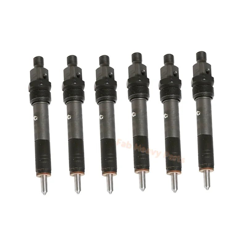 6 PCS Fuel Injector 170 - 2387 1702387 216 - 4933 2164933 Fits for Caterpillar CAT Engine 3056 Loader 924G 924GZ - Fab Heavy Parts