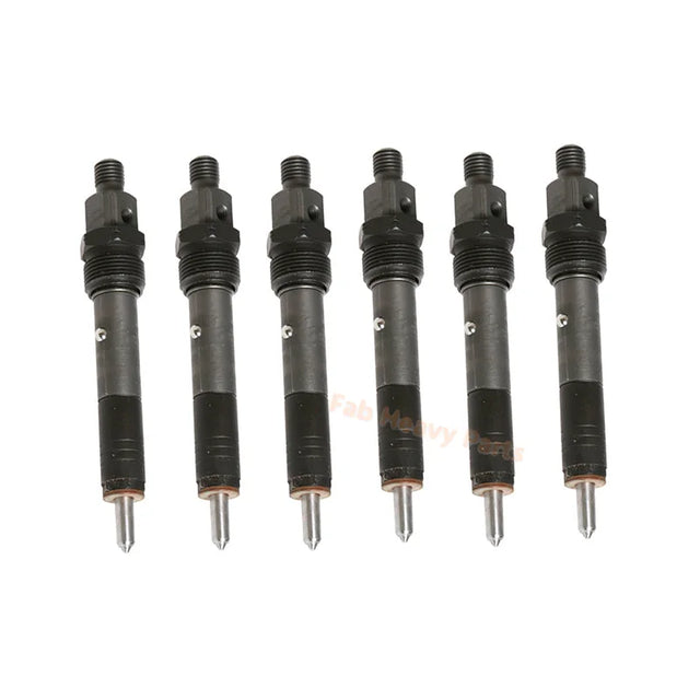 6 PCS Fuel Injector 170-2387 1702387 216-4933 2164933 Fits for Caterpillar CAT Engine 3056 Loader 924G 924GZ