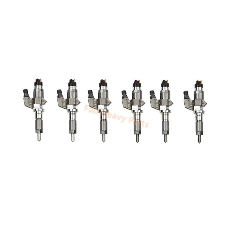 6 PCS Fuel Injector 5153001070 5 - 15300107 - 0 for Isuzu Engine 6BD1 - Fab Heavy Parts