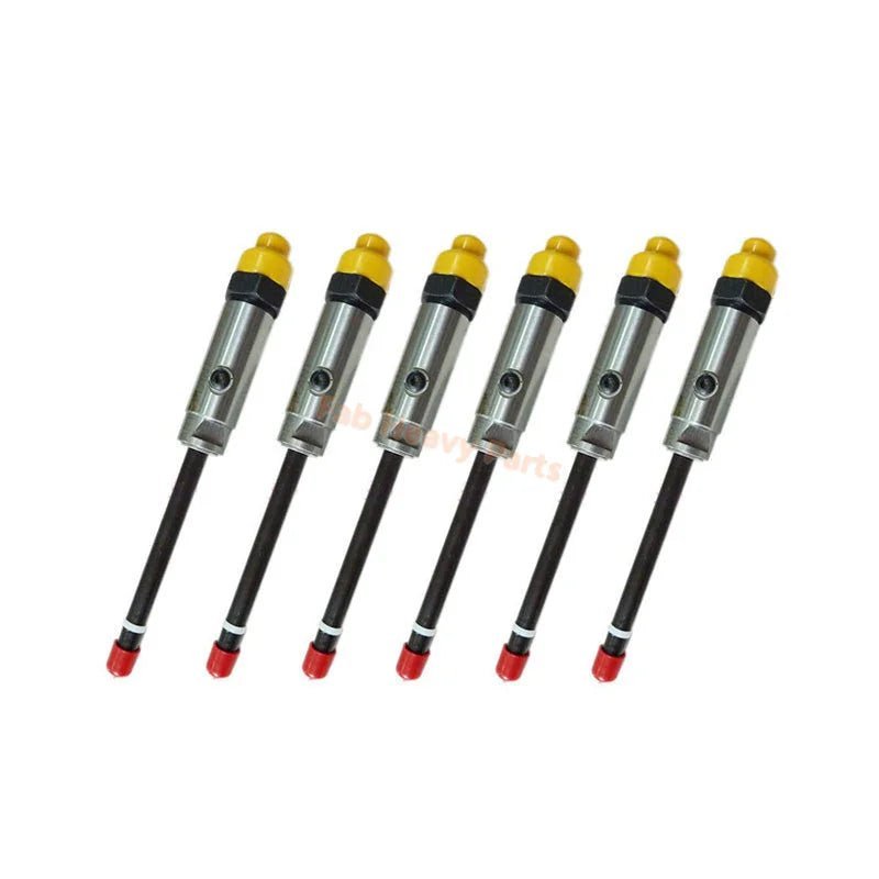 6 PCS Fuel Injector 7W - 7032 7W7032 0R - 3424 0R3424 Fits for Caterpillar CAT Engine 3406 - Fab Heavy Parts