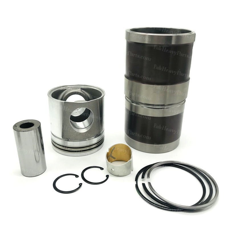 6 Set of Piston and Cylinder Sleeve 4933120+ 3900328 3948095 Fits Cummins Engine 6CT 6CTA 6CT8.3 - Fab Heavy Parts
