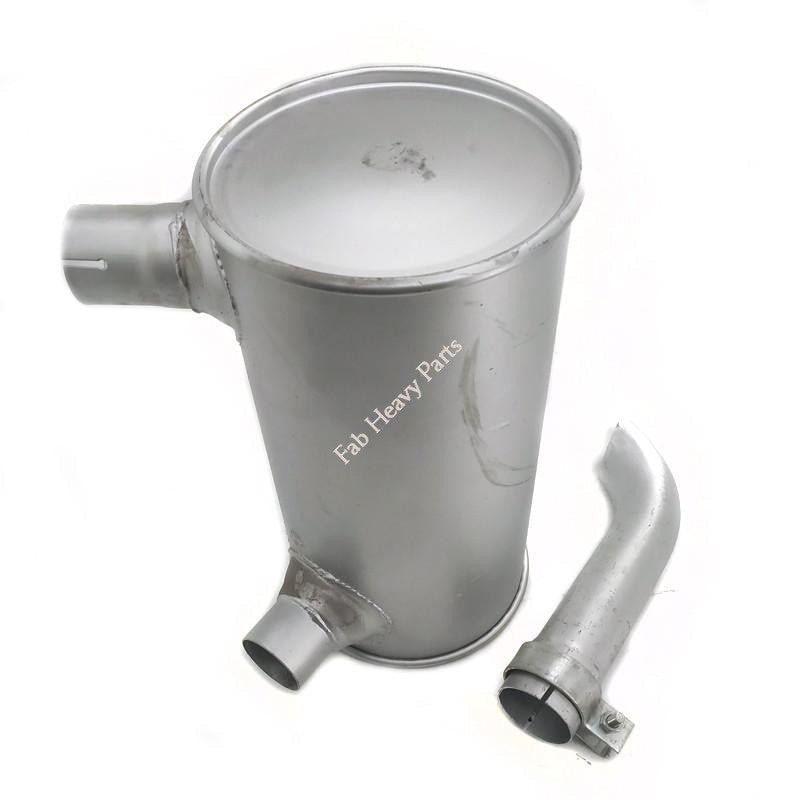 6731-11-5511, 6731115511 Muffler for Komatsu PC60-7 PC120 4D102 Engine with Pipe 70mm - Fab Heavy Parts