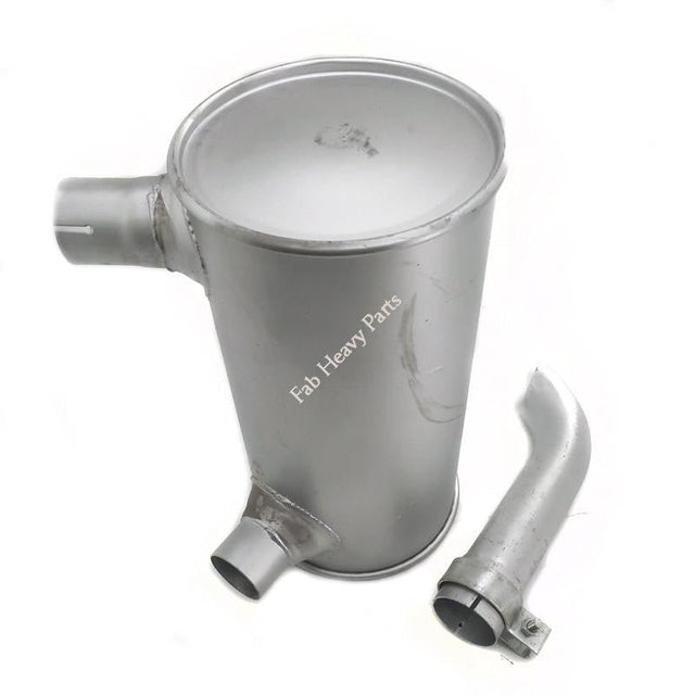 6731-11-5511, 6731115511 Muffler for Komatsu PC60-7 PC120 4D102 Engine with Pipe 70mm - Fab Heavy Parts
