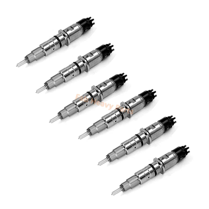 6PCS Fuel Injector 4994541 Fits for Cummins Engine ISLE QSL8.9 QSL9 - Fab Heavy Parts
