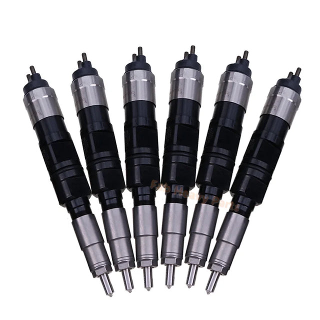 6 PCS Fuel Injector RE520333 RE520240 Fits for John Deere Engine 6.8L 6068 Tractor 6520 6620 7220 7320 7420 7520