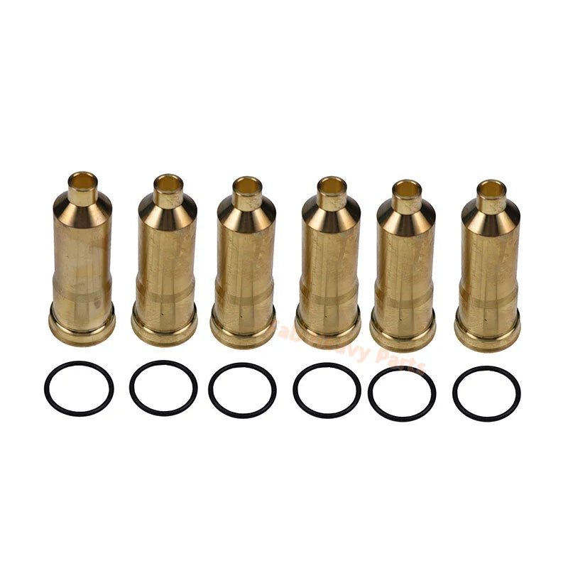 6PCS Injector Sleeve 8 - 97602301 - 1 for Isuzu Engine 6HK1 - Fab Heavy Parts