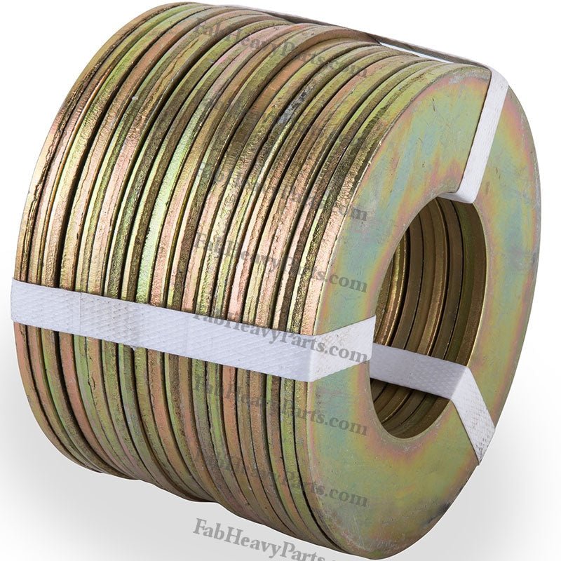 70*140*5mm Steel Large Bucket Shim Washer Kit for Excavator Loader Digger - Pack of 10 - Fab Heavy Parts