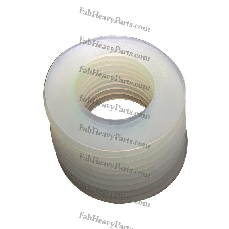 80*140*5 mm, Rubber Large Bucket Shim Washer Kit for Excavator Loader Digger - Pack of 10 - Fab Heavy Parts