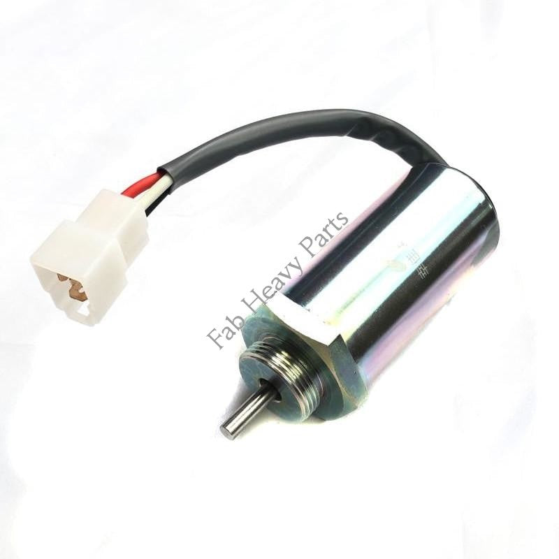 New Stop Solenoid 8972091152 for Hitachi Excavator TX75US ZX70-3 ZX75UR-3 ZX75US-3 ZX85USB-3M Fits for John Deere Excavator 75D 85D