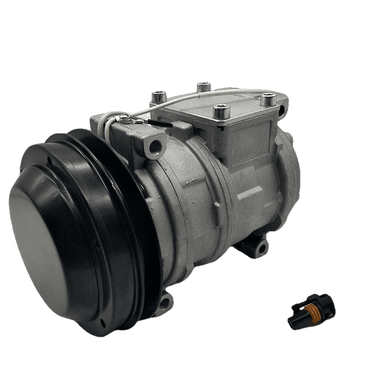 Denso 4471702400 AC Compressor 10PA17C 12V For John Deere 9120 Tractor 322 Loader-AC compressor-Fab Heavy Parts