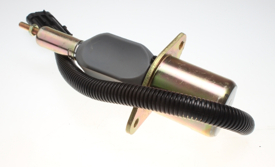 Fuel Shutoff Solenoid 1755ES RE504223 for John Deere PowerTech Engine 762B 6076, 24V-Shut down solenoid-Fab Heavy Parts