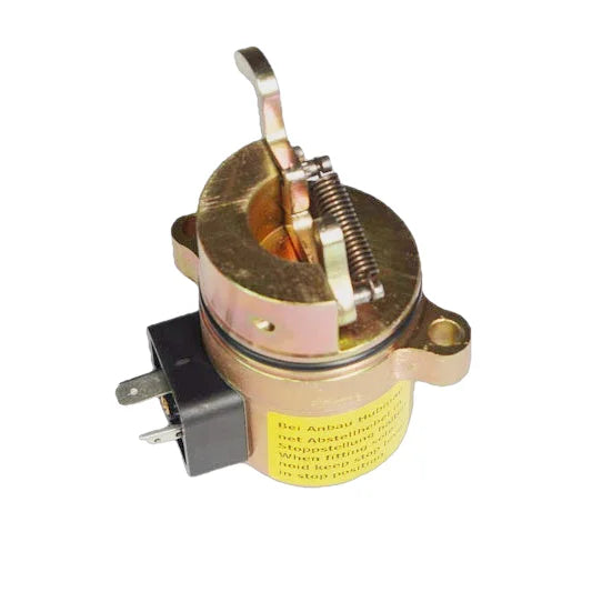 Fuel Stop Shutoff Solenoid 0427 2734 for Deutz BF4M1011 Engine Gehl SL5635 SL6635 Skid Loaders-Shut down solenoid-Fab Heavy Parts