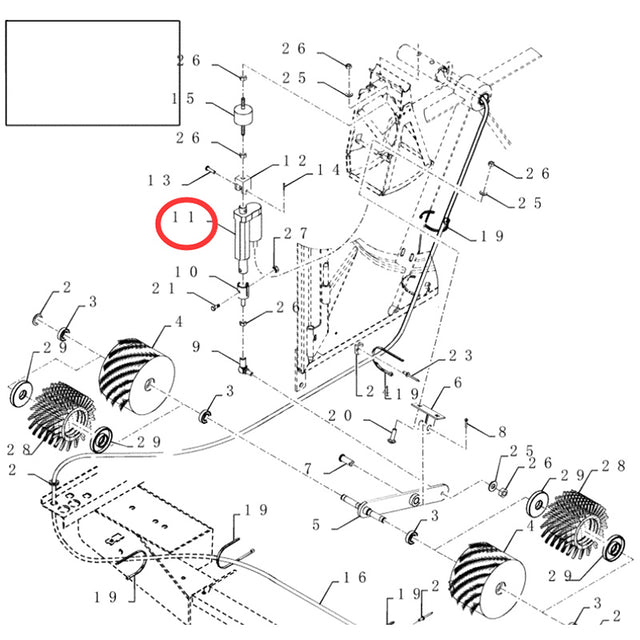 Stellantrieb 84440048 Passend für CASE Combine 7010 7120 7230 8010 8120 8230 9010 9120 9230