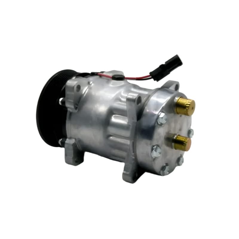 Air Conditioning Compressor 84058795 Fit for Ford New Holland 8PK - 119 12V - Fab Heavy Parts