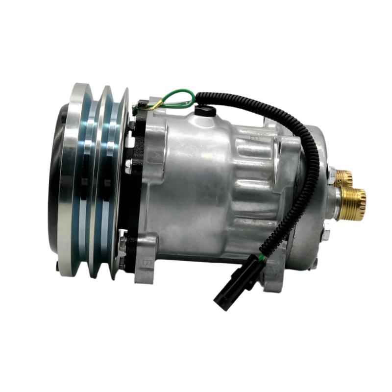 Air Conditioning Compressor 86983967R 86983967 Fit for Case Wheel Loader 621C 621D 721B 721C 821B 821C - Fab Heavy Parts