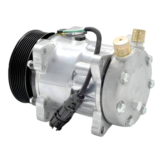 Air Conditioning Compressor P/N 81619066012 Sanden SD7H15 8117 fit for Man truck 24V - Fab Heavy Parts
