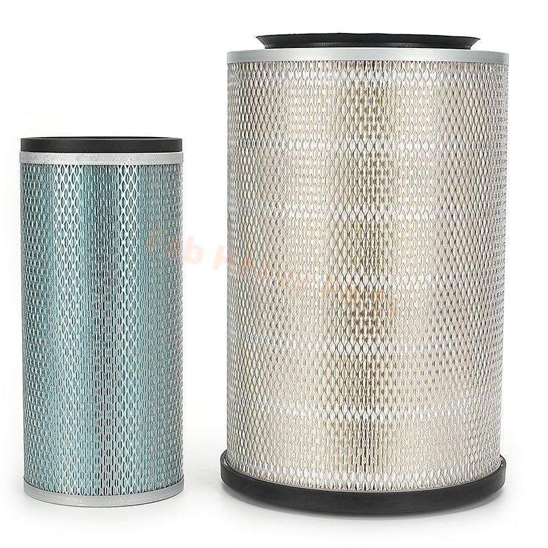 Air Filter Kit 4642117 4642122 Fits Hitachi ZX140W - 3 ZX145W - 3 ZX170W - 3 ZX170W - 3 ZX190W - 3 ZX210W - 3 - Fab Heavy Parts