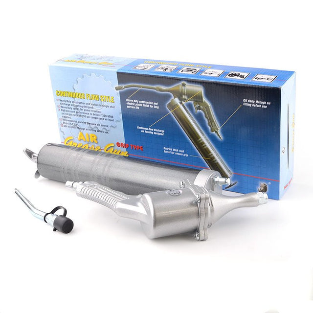 Air Grease Gun Continuous Flow Style Pneumatic 400CC - Fab Heavy Parts