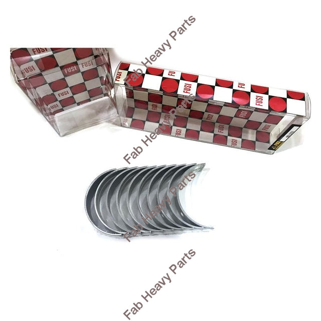 カミンズB3.3 QSB3.3エンジンメインベアリングとコネクティングロッドベアリングフォークリフト掘削機ローダーモデル用のセット、保証1年