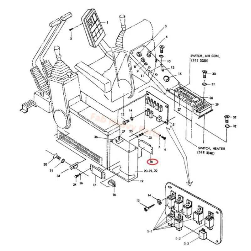 Controller 21E7 - 4001 for Hyundai Excavator R420 R450LC - Fab Heavy Parts
