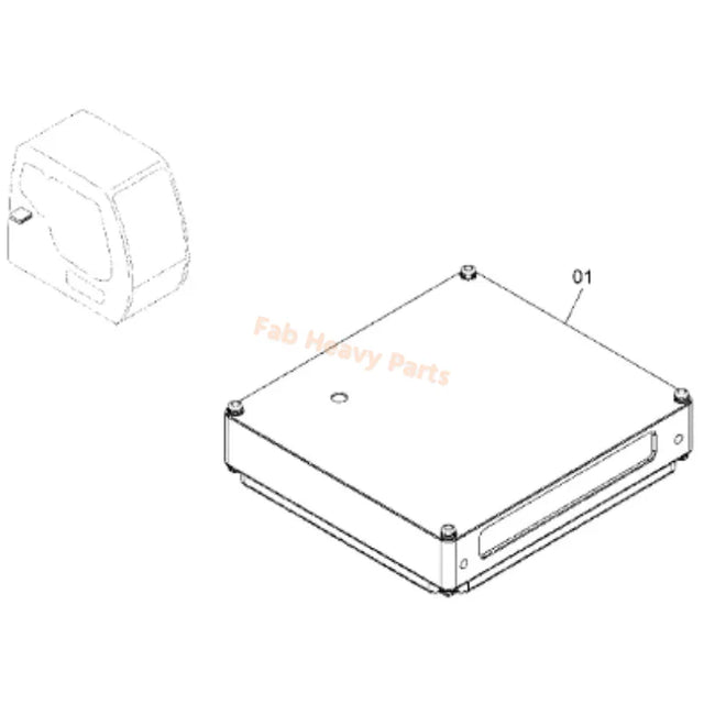 Controller Control Panel 9287705 for Hitachi Excavator ZX450-3 ZX530-3