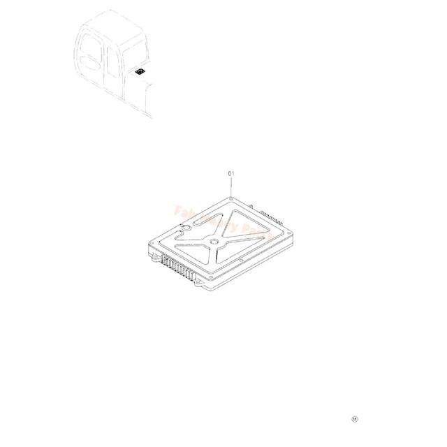 Controller Panel EPVC Unit 9168347 for Hitachi EX200-5 EX200-5HG EX200-5Z JPN