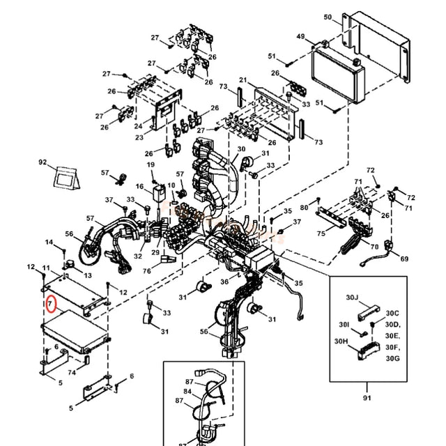 CPU Controller 9274931 Fits for John Deere Excavator 220DW