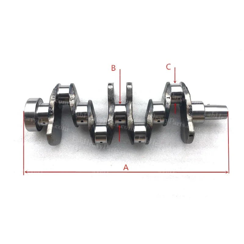 Crankshaft 129902 - 21050 for Yanmar 4TNE98 4TNV98 4TNV94 4TNE94 Engine - Fab Heavy Parts