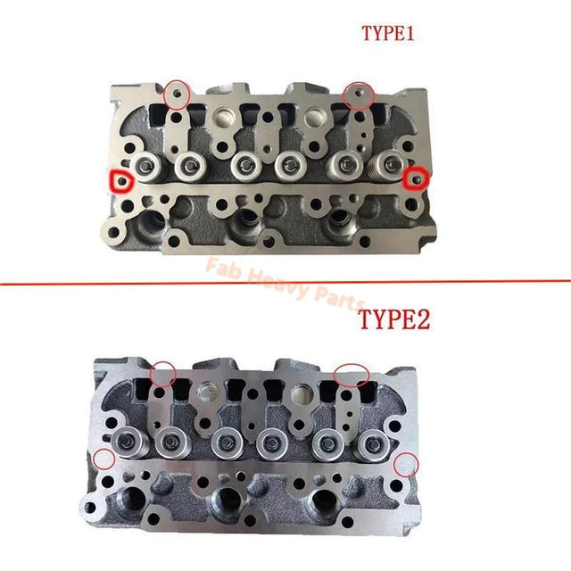 Cylinder Head EG651-03040 EG651-03045 for Kubota Engine DF750 DF752 Genie Scissor Lift GS-2668 GS-3268