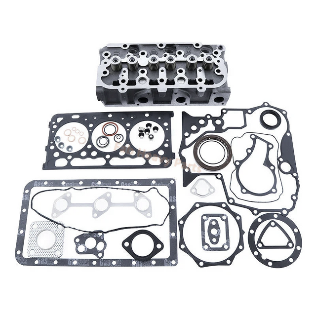 D902 Complete Cylinder Head with Gasket Kit for Kubota Engine Aftermarket Replacement For Bobcat MT55 Compact Track Loader
