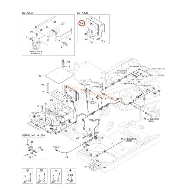 Electronic Control Unit 21Q8-32181 for Hyundai R300LC-9S Excavator