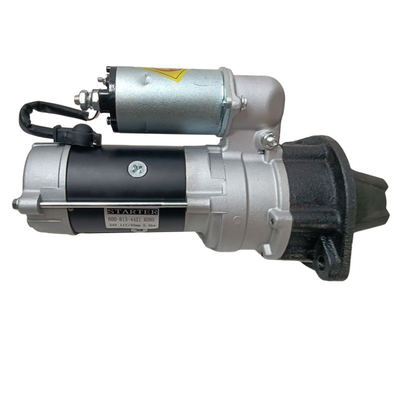Fits For Komatsu PC100 - 5 PC120 - 5 PC130 - 5 PC150 - 5 PC200 - 5 PC220 - 5 Engine 4D95L Starter Motor 600 - 813 - 4420 - Fab Heavy Parts