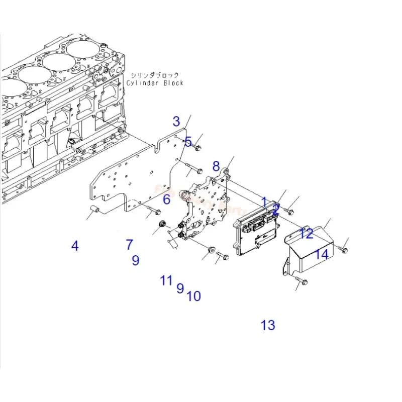 Fits For Komatsu Dump Truck HM300-2 Engine 6D125 Fuel Engine Controller E-ECU 600-461-1200 600-461-1201
