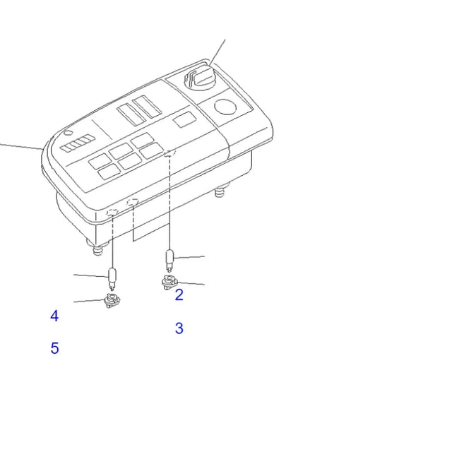 Passer til Komatsu gravemaskin PC220-6Z PC220LC-6Z LCD-skjermpanel 7834-75-2100 7834-75-2103