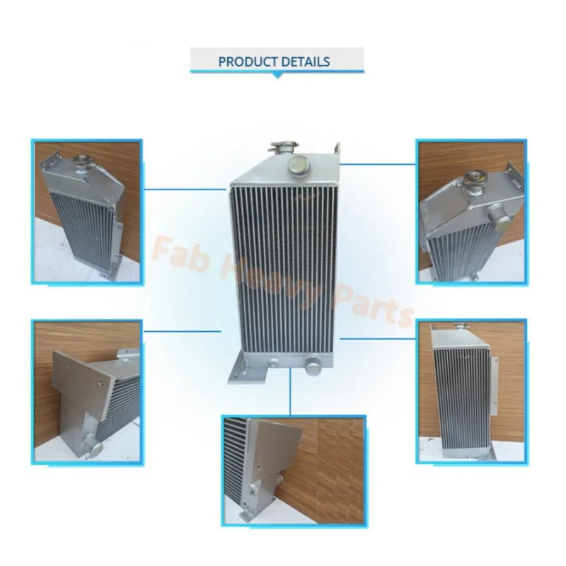 For Sany Excavator SY75B Hydraulic Radiator Core Assembly - Fab Heavy Parts