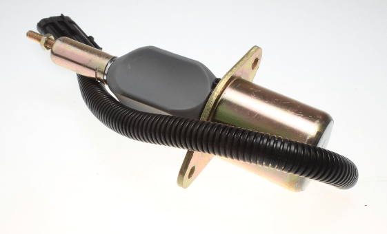 Fuel Shutoff Solenoid 1755ES RE504223 Fits for John Deere PowerTech Engine 762B 6076, 24V - Fab Heavy Parts