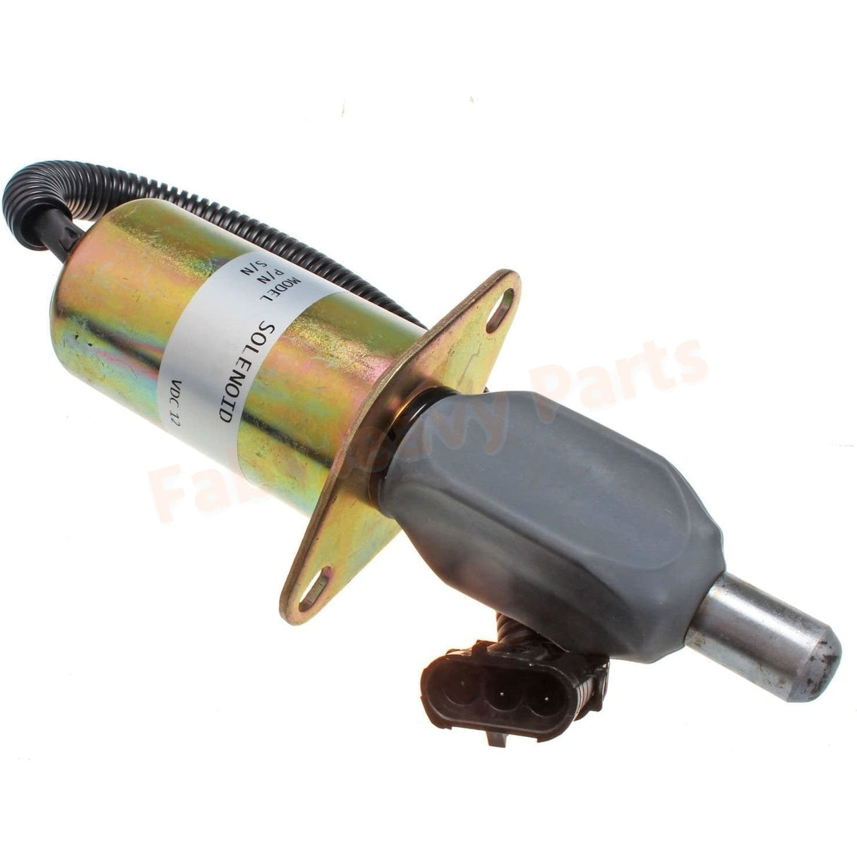 Fuel Shutoff Solenoid J921978 Fits for CASE IH TRACTOR 7110 7120 7130 7140 7150, 12V - Fab Heavy Parts