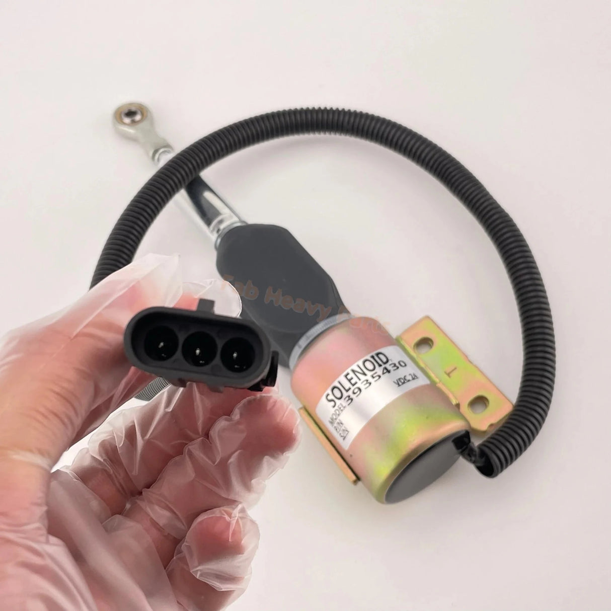 Fuel Shutoff Solenoid Valve 3935432 SA - 4755 - 24 Fits for Cummins 6BT 5.9L Engine, 24V - Fab Heavy Parts