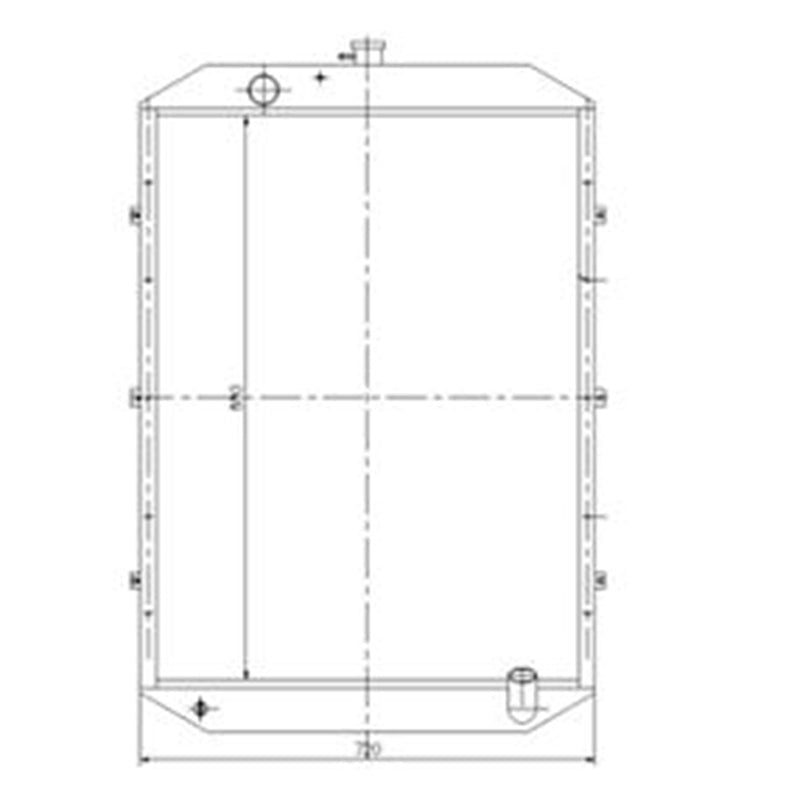 Hydraulic Radiator 11N4 - 43720 11N4 - 43110 11N4 - 40020 11N4 - 43200 for Hyundai Excavator R140 - 7 - Fab Heavy Parts