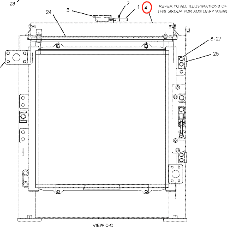 Hydraulic Radiator 196 - 8031 1968031 Fits for Caterpillar CAT Engine 3064 Excavator 311C 312C - Fab Heavy Parts